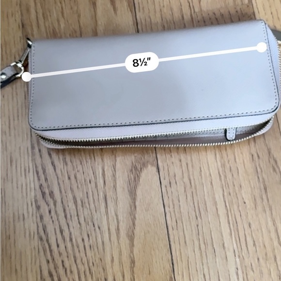 Michael Kors Cream Wallet pebbled leather - Picture 10 of 16